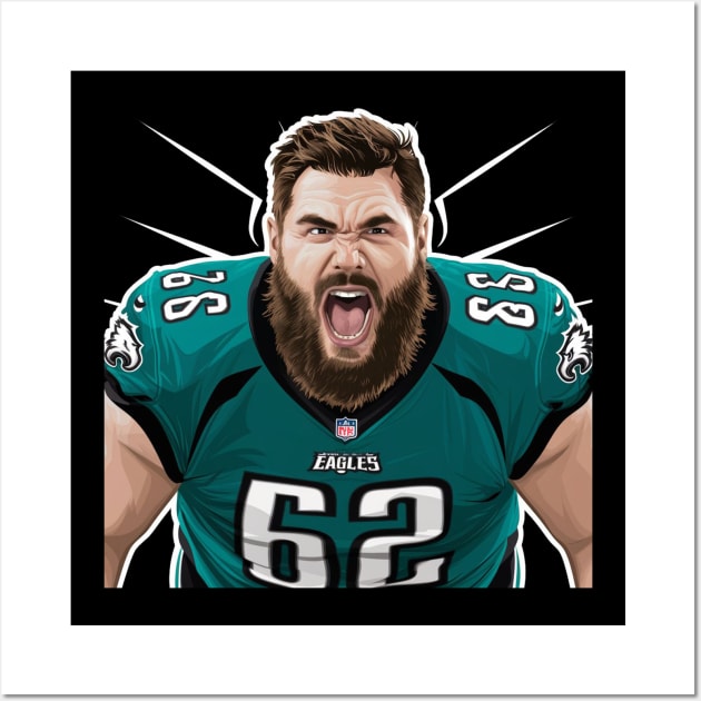 KELCE CHIEFS Wall Art by Aldrvnd